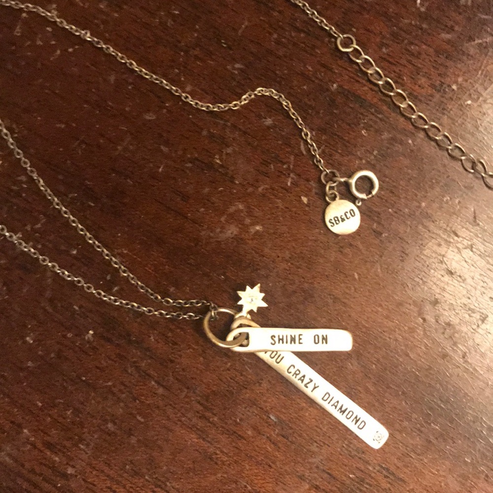 Sugarboo & Co. lyric necklace